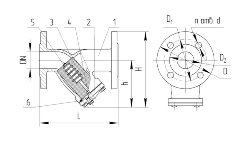 Чертеж фильтра ФС-9